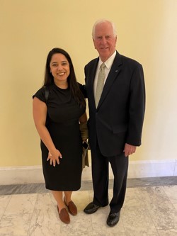 Stephanie Martinez and Representative Thompson at FOTH